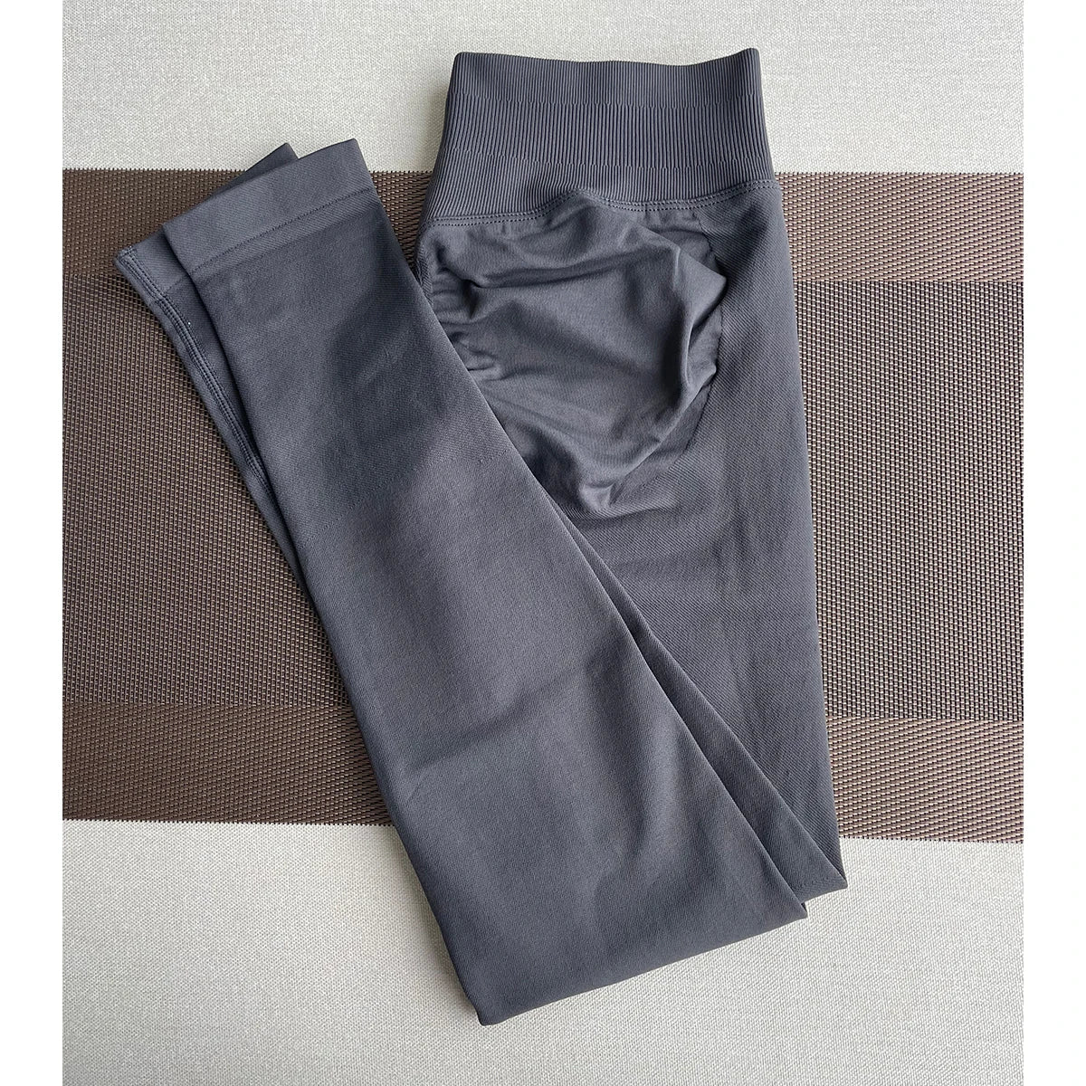Leggings Gym Femmes Sans Couture Sports Yoga Pantalon Bas Côtelé | Fitness Femme