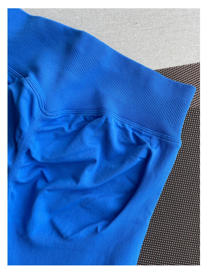 Leggings Gym Femmes Sans Couture Sports Yoga Pantalon Bas Côtelé | Fitness Femme