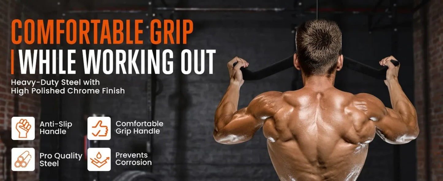 Poignées d'entraînement pour musculation du dos, accessoires pour biceps, curl, triceps, lat