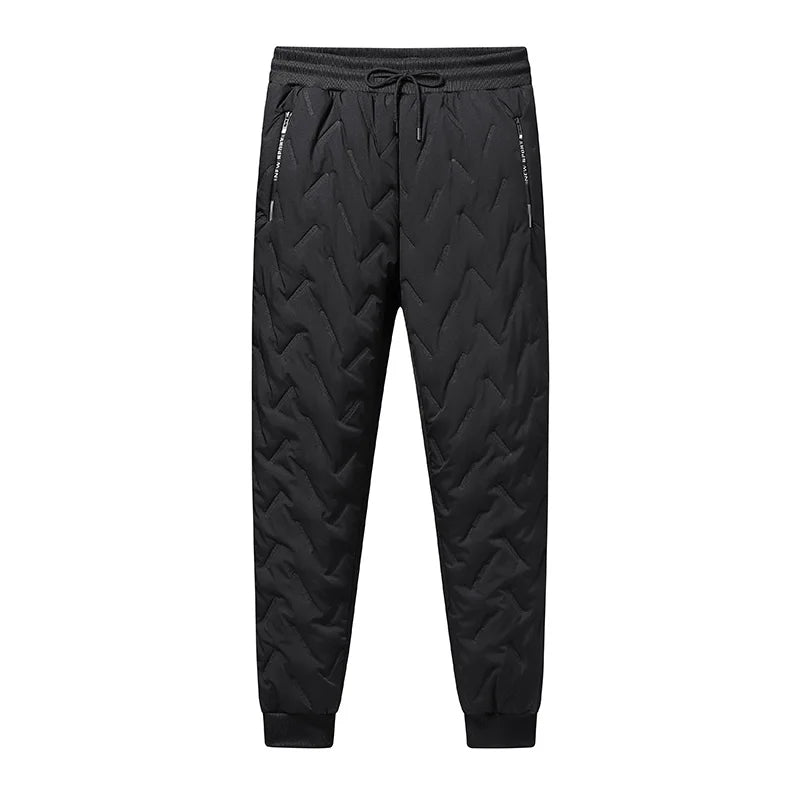 Pantalon de survêtement doublé polaire épais en peluche pour femmes, jambes droites, imperméable, coupe-vent, vêtements d'extérieur, thermiques, nouvelle collection