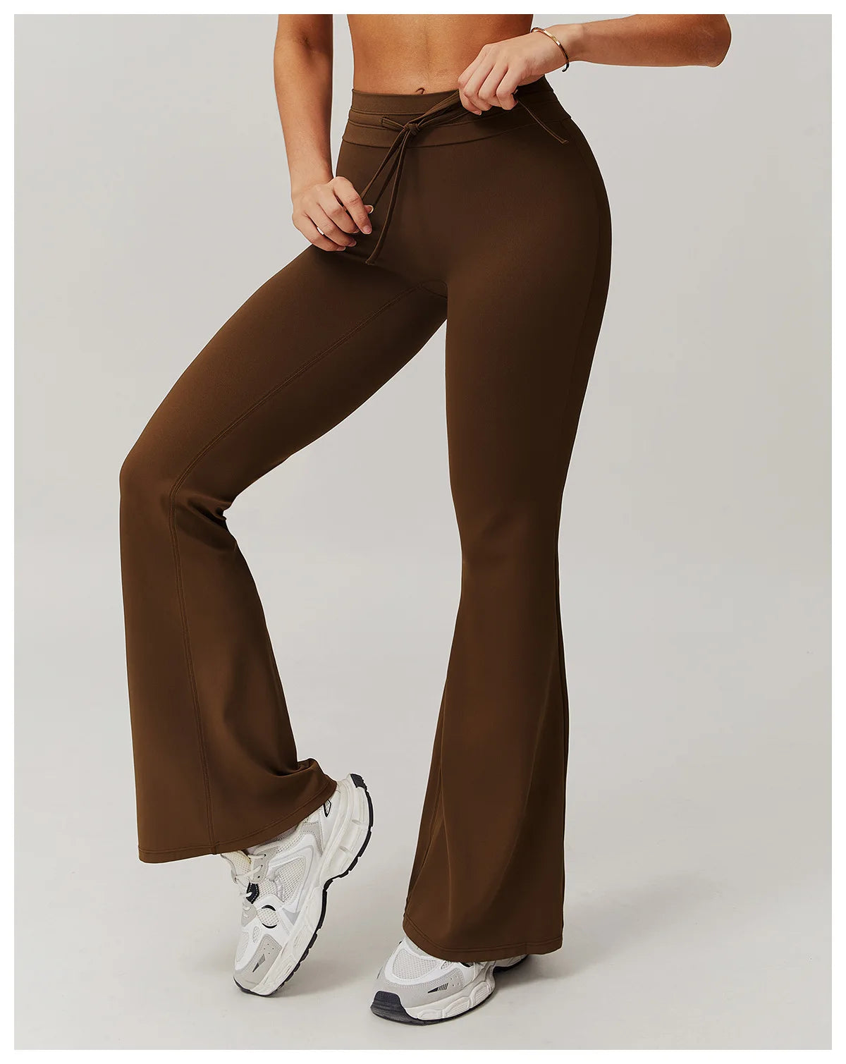 Leggings évasés de Yoga pour femmes, pantalons de Yoga taille haute, pour gymnastique, Fitness, course à pied, cyclisme, sport, pantalon évasé, danse latine