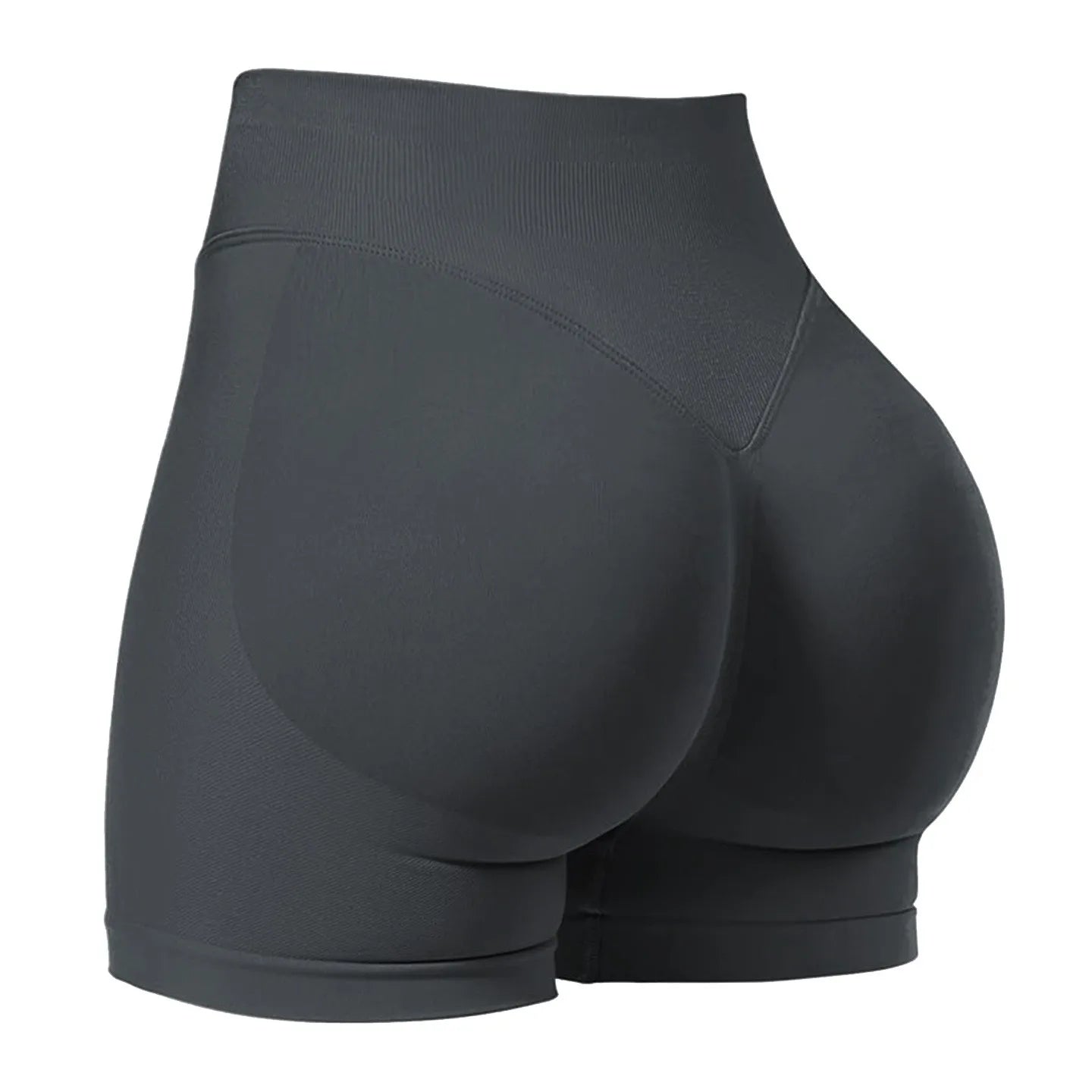 Short Taille basse côtelée sans couture haute élasticité Booty | Fitness Femme