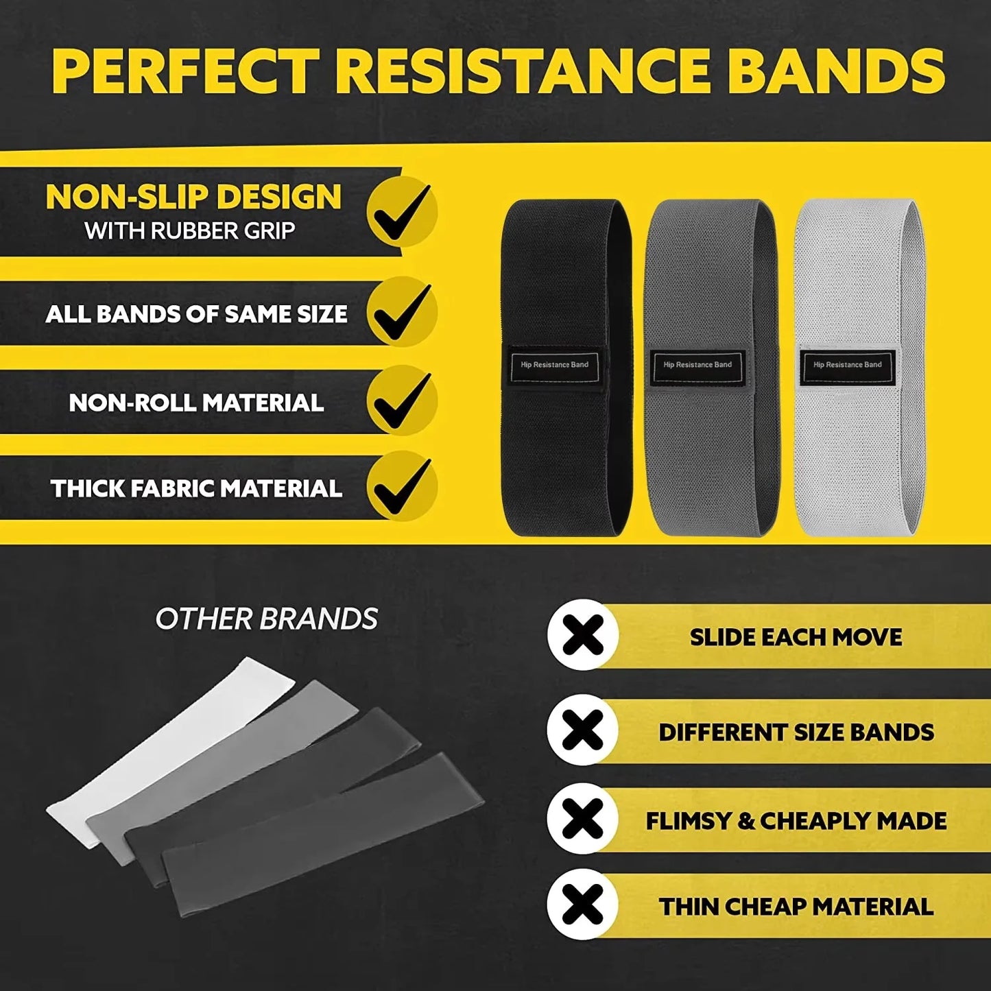 Bandes élastiques d’entraînement | Squat Circle Stretch Fitness Strips Loops Yoga Gym Equipment | Accessoires