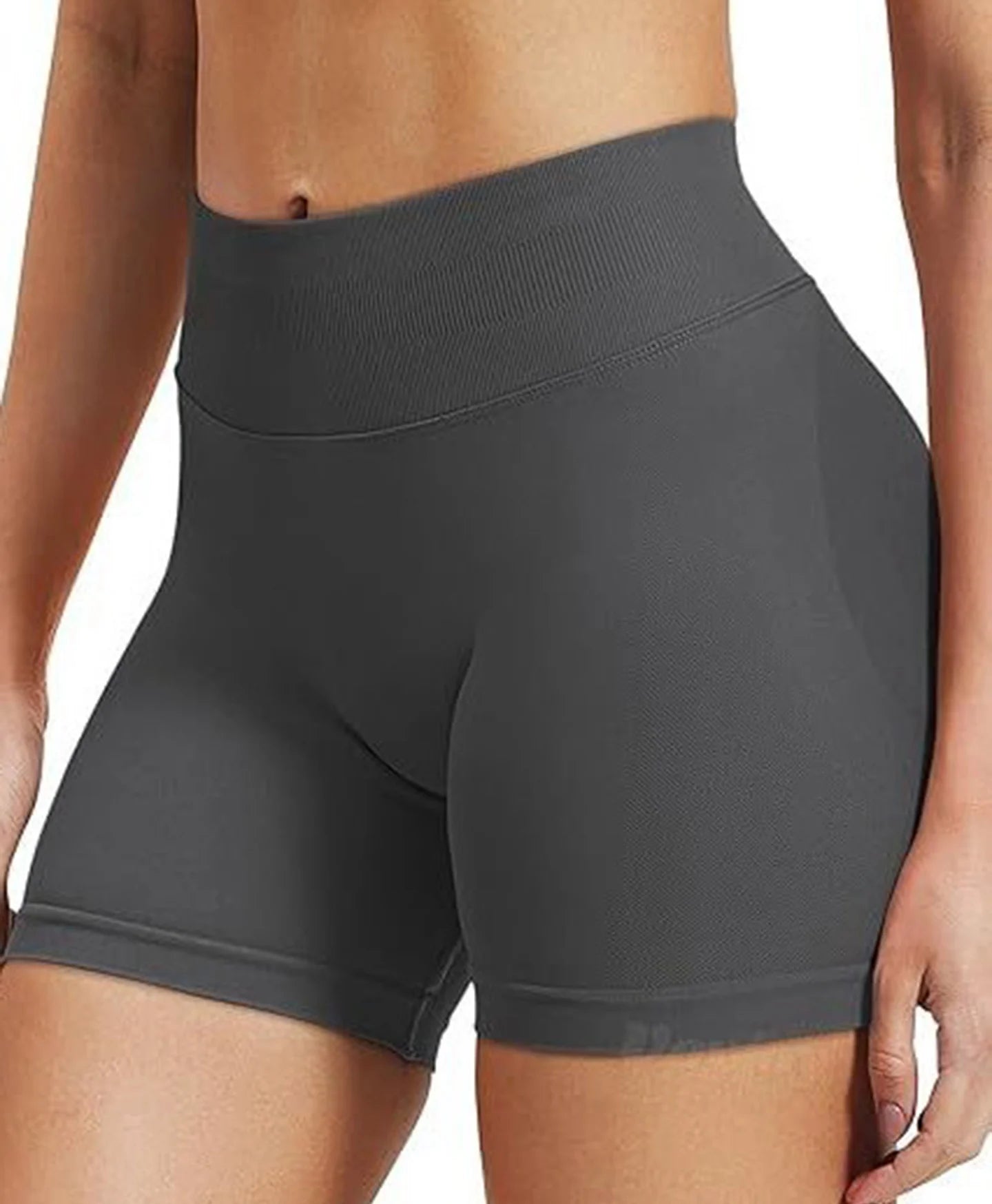 Short Taille basse côtelée sans couture haute élasticité Booty | Fitness Femme