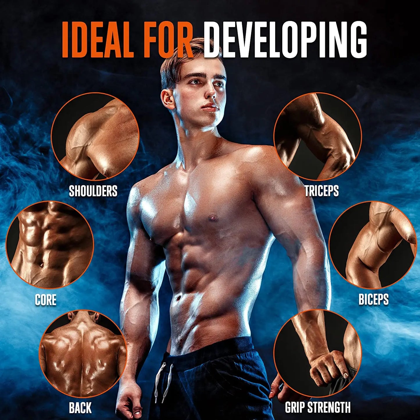 Poignées d'entraînement pour musculation du dos, accessoires pour biceps, curl, triceps, lat