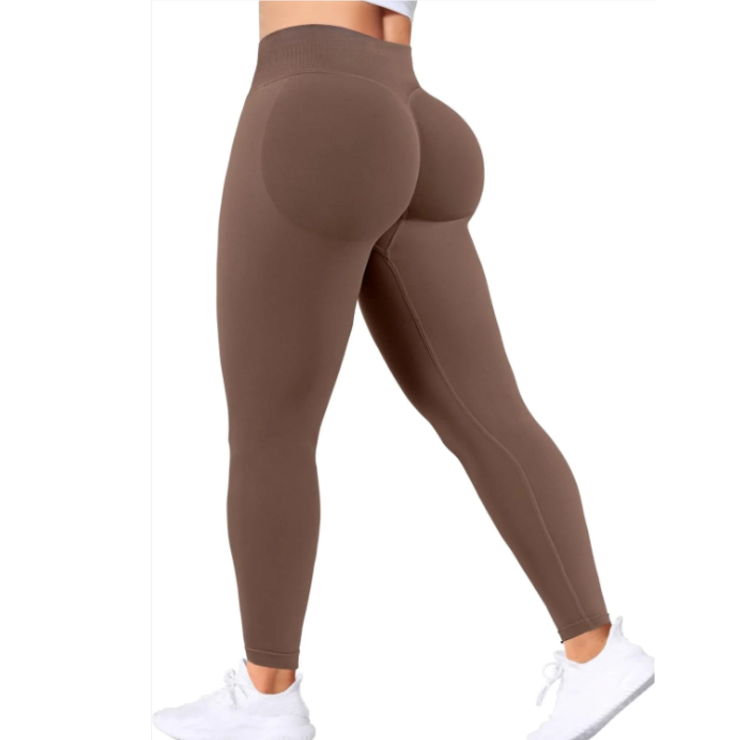 Leggins Femme Sans Couture Taille Haute en trois sections