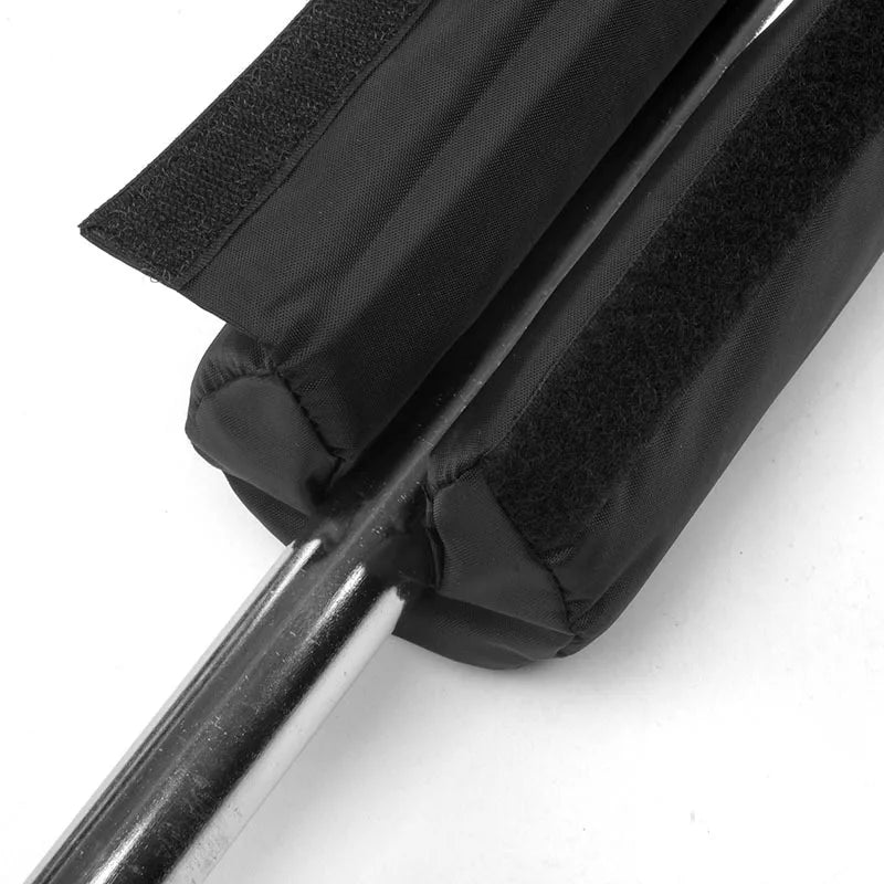 Coussinets d'haltères de levage de poids pour le sport, support de barre de squat, couverture de pince de sport côtelée, protection solide, fournitures de coussinets initiés