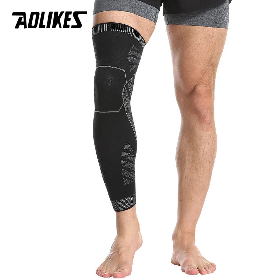 AOLIKES – manchons de Compression pour jambes complètes, genouillères, protection de soutien pour haltérophilie, soulagement des douleurs articulaires de l'arthrite