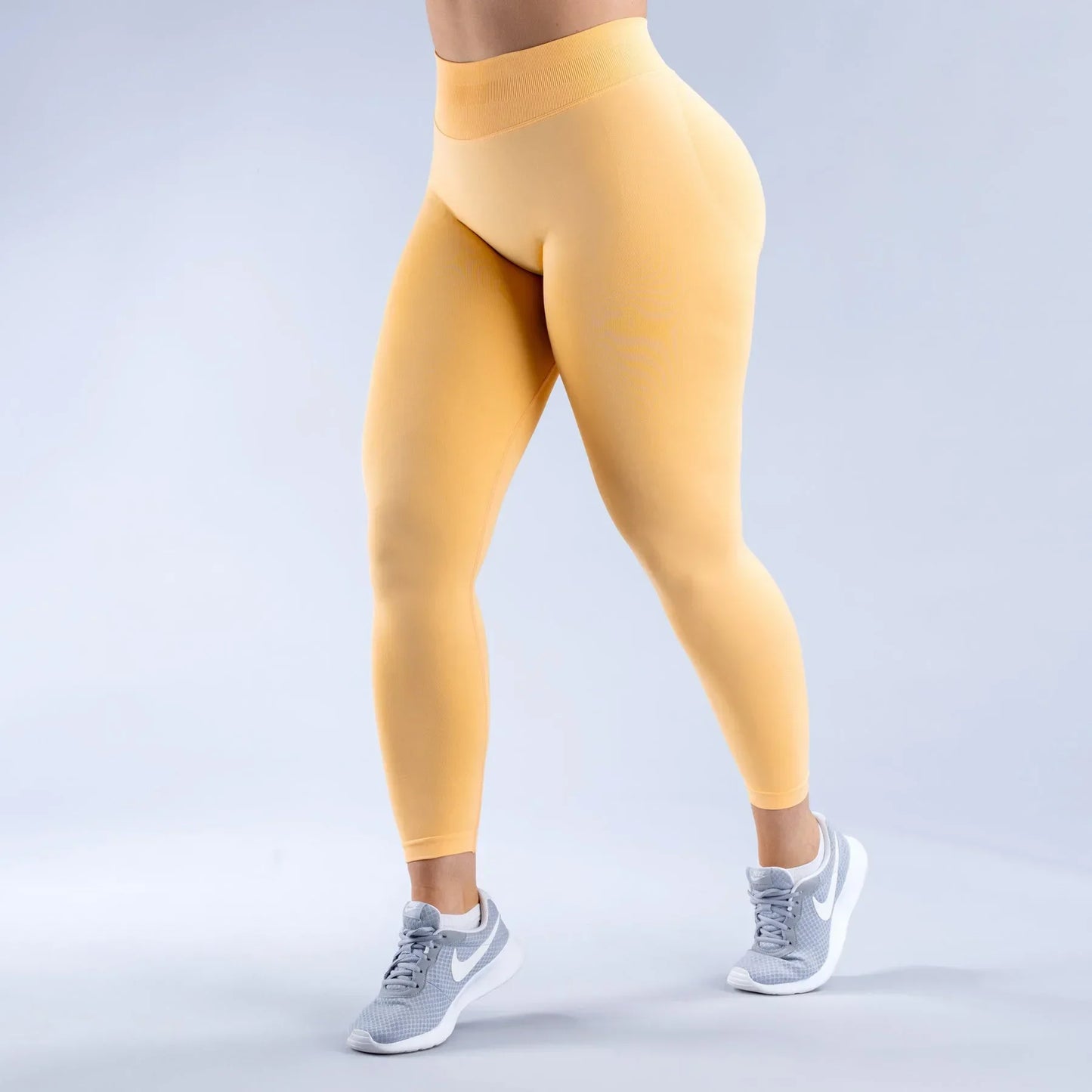 Leggins Femme Sans Couture Taille Haute en trois sections