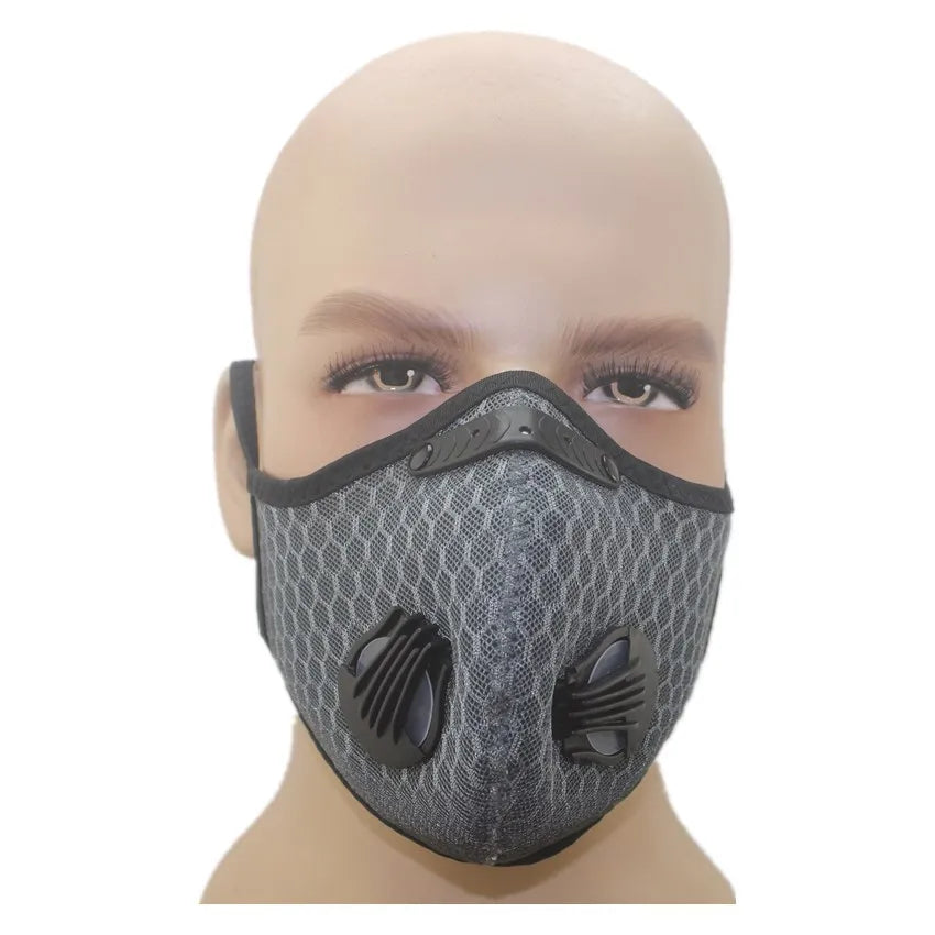 Masque à Valve respiratoire, masque antibuée et anti-poussière, filtre PM2.5, masque au charbon actif, masque de sport de plein air, cyclisme, moto