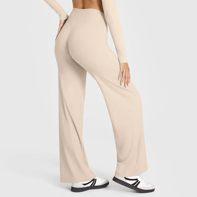 Pantalon de Fitness taille moyenne pour femme | Nude Sensation, Yoga Pilates