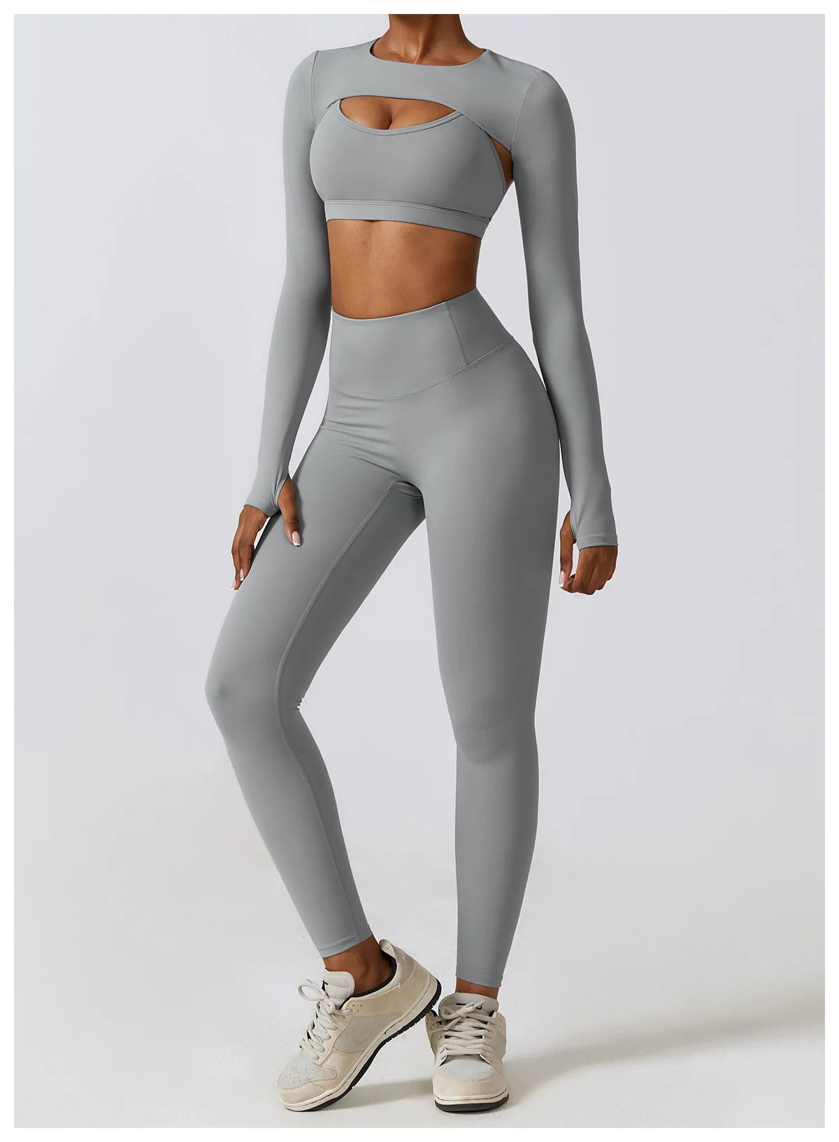 Ensemble 3Pcs Crop Tops Ideal pour Yoga