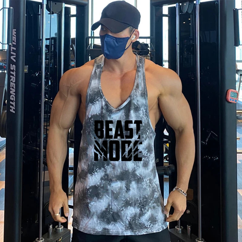 T-Shirt Débardeur Hommes Séchage rapide style Gym Camo | Vêtements Musculation Sans Manches Fitness Entraînement Tank | Homme Fitness