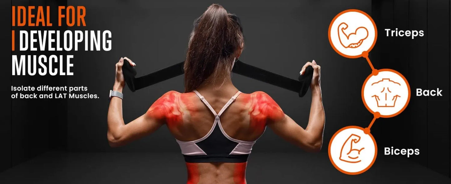 Poignées d'entraînement pour musculation du dos, accessoires pour biceps, curl, triceps, lat