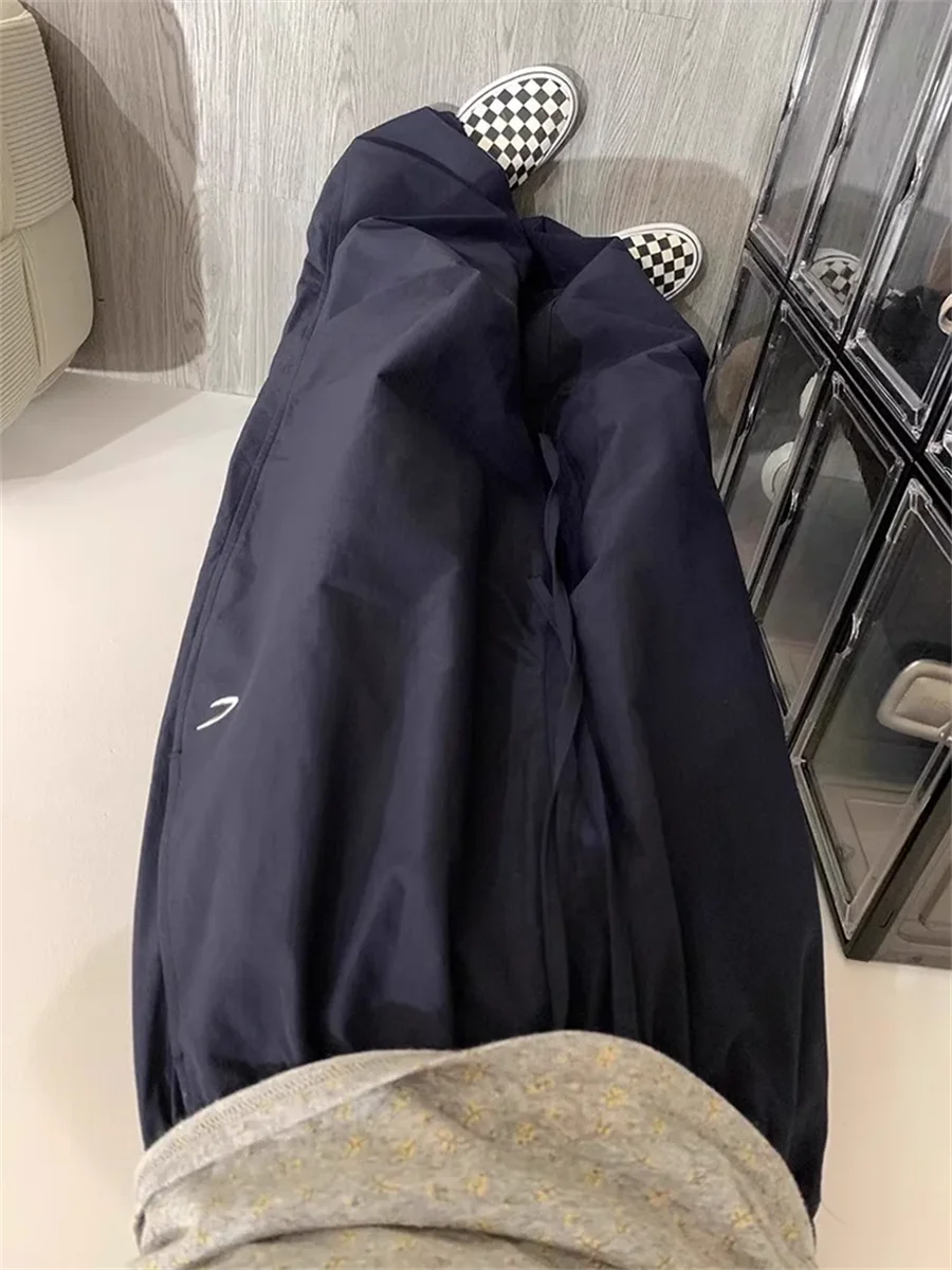Pantalon Cargo pour femmes, taille haute, américain, séchage rapide, Baggy Hip Hop, décontracté, jambes larges, Streetwear, été, 2025