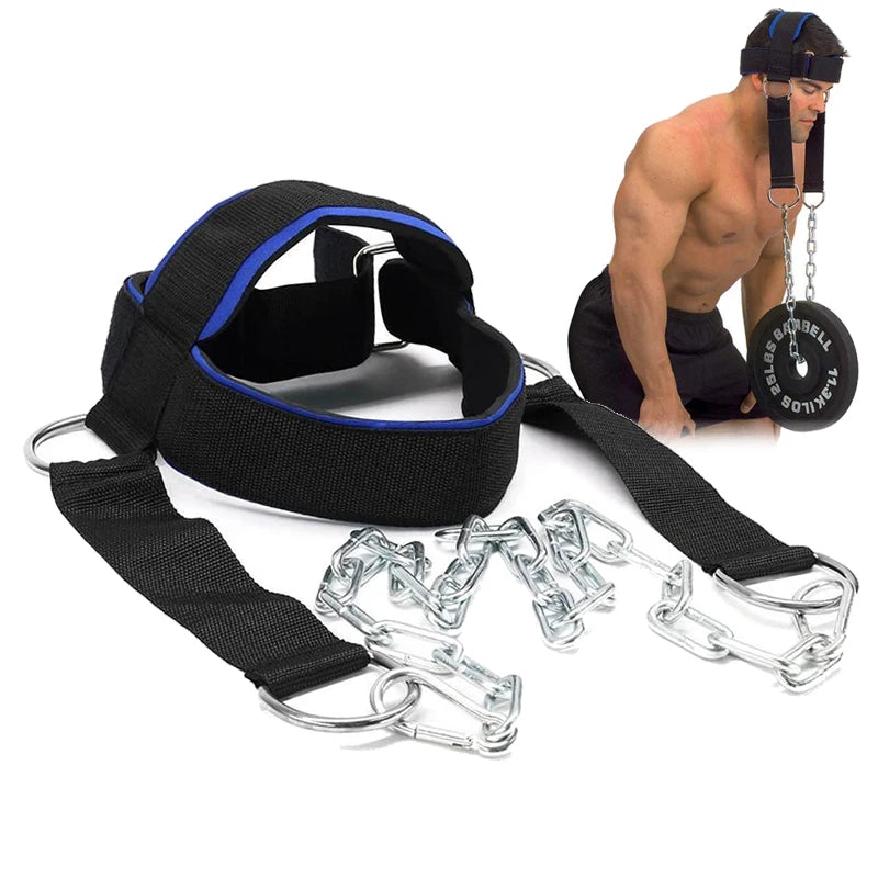 Sangle d'exercice réglable pour la tête et le cou, SFP, capuchon de roulement de poids, renforcement du corps, entraînement musculaire du cou, entraînement de puissance, salle de sport, fitness