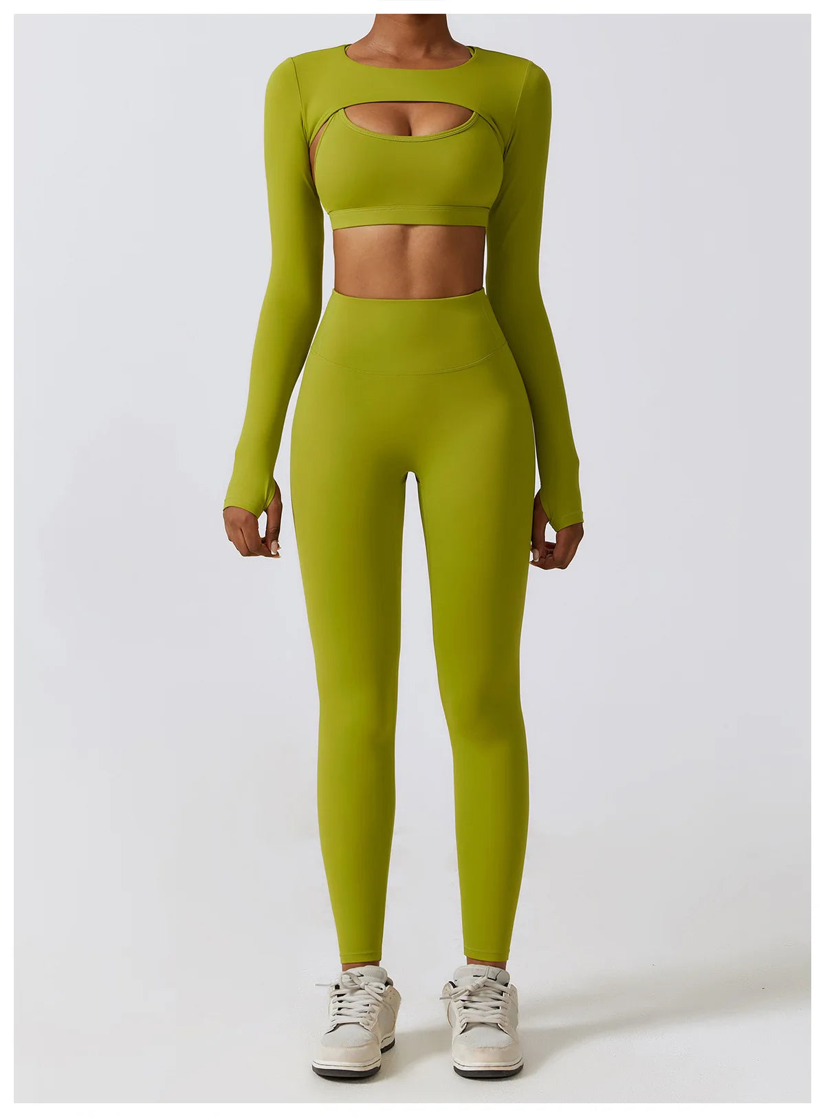 Ensemble 3Pcs Crop Tops Ideal pour Yoga
