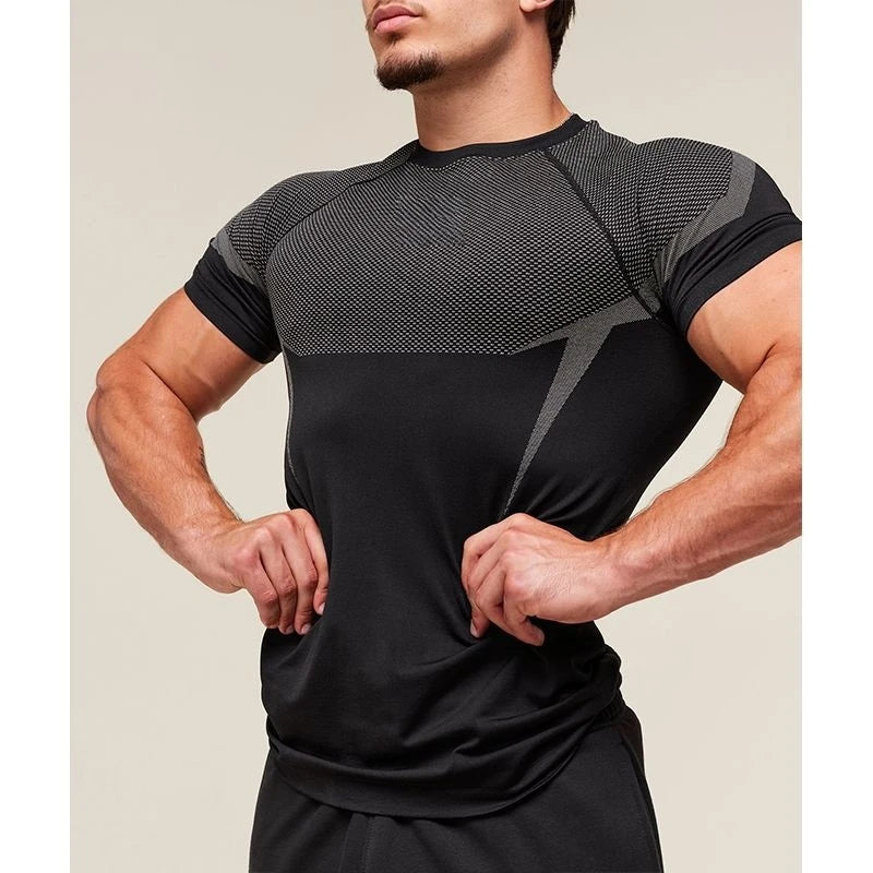 T-shirt sport séchage rapide pour hommes for Training Workout idéal pour l’été | Homme Fitness