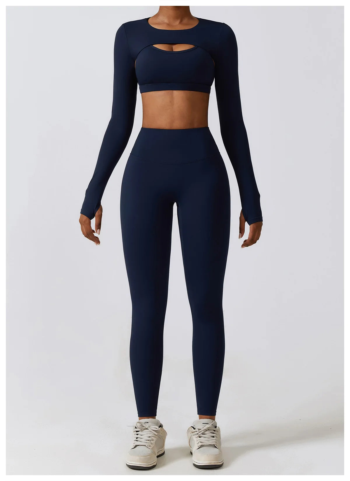 Ensemble 3Pcs Crop Tops Ideal pour Yoga