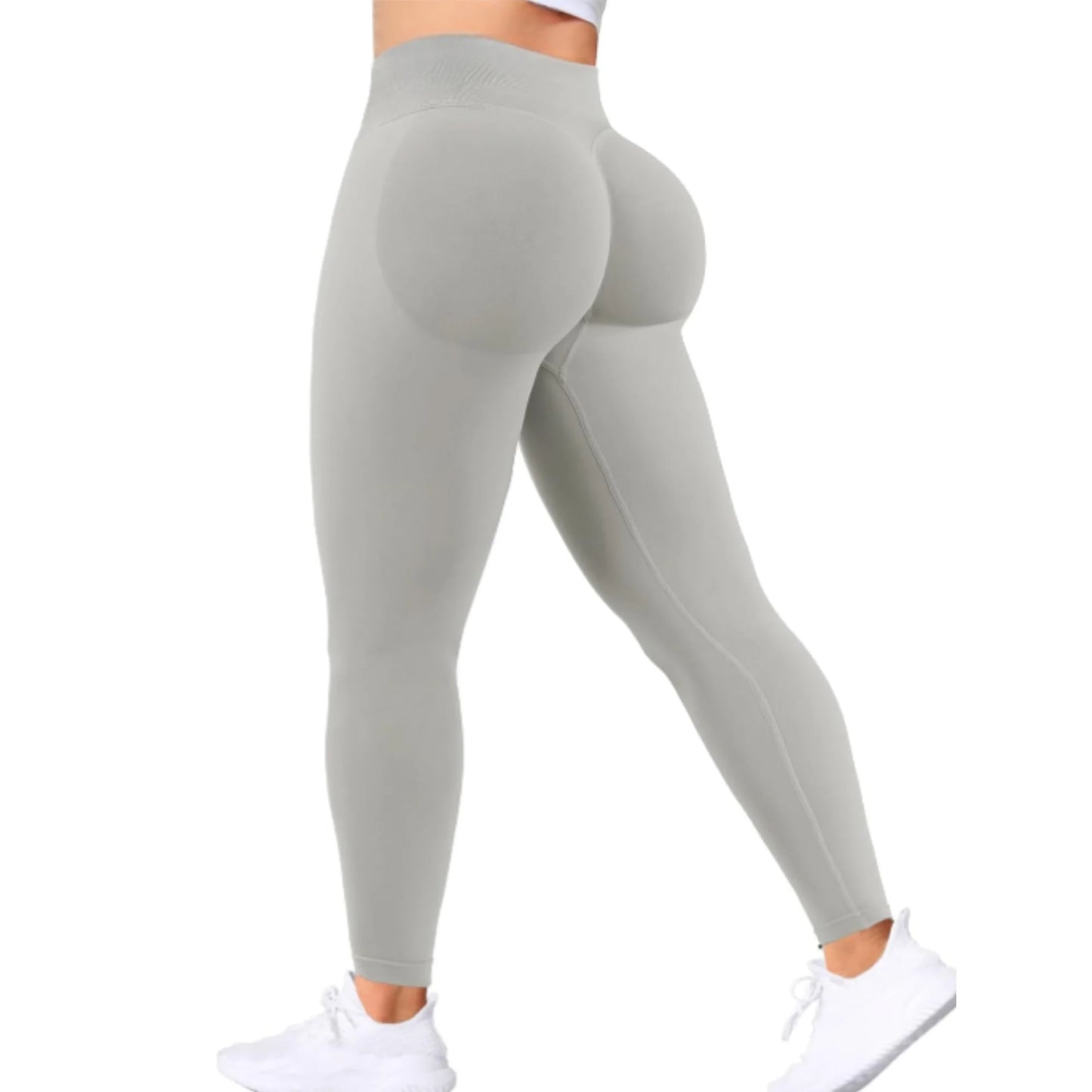 Leggins Femme Sans Couture Taille Haute en trois sections