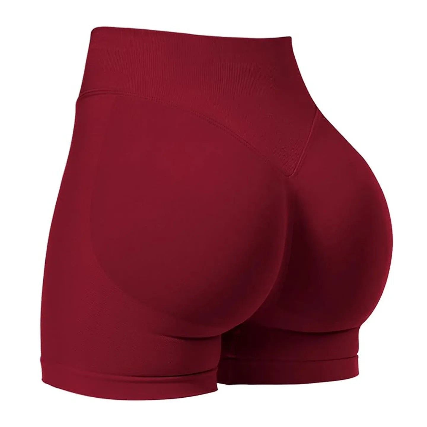 Short Taille basse côtelée sans couture haute élasticité Booty | Fitness Femme