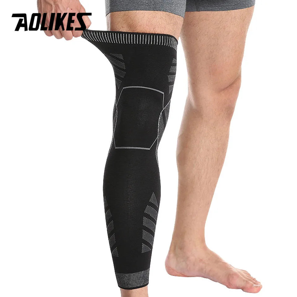 AOLIKES – manchons de Compression pour jambes complètes, genouillères, protection de soutien pour haltérophilie, soulagement des douleurs articulaires de l'arthrite