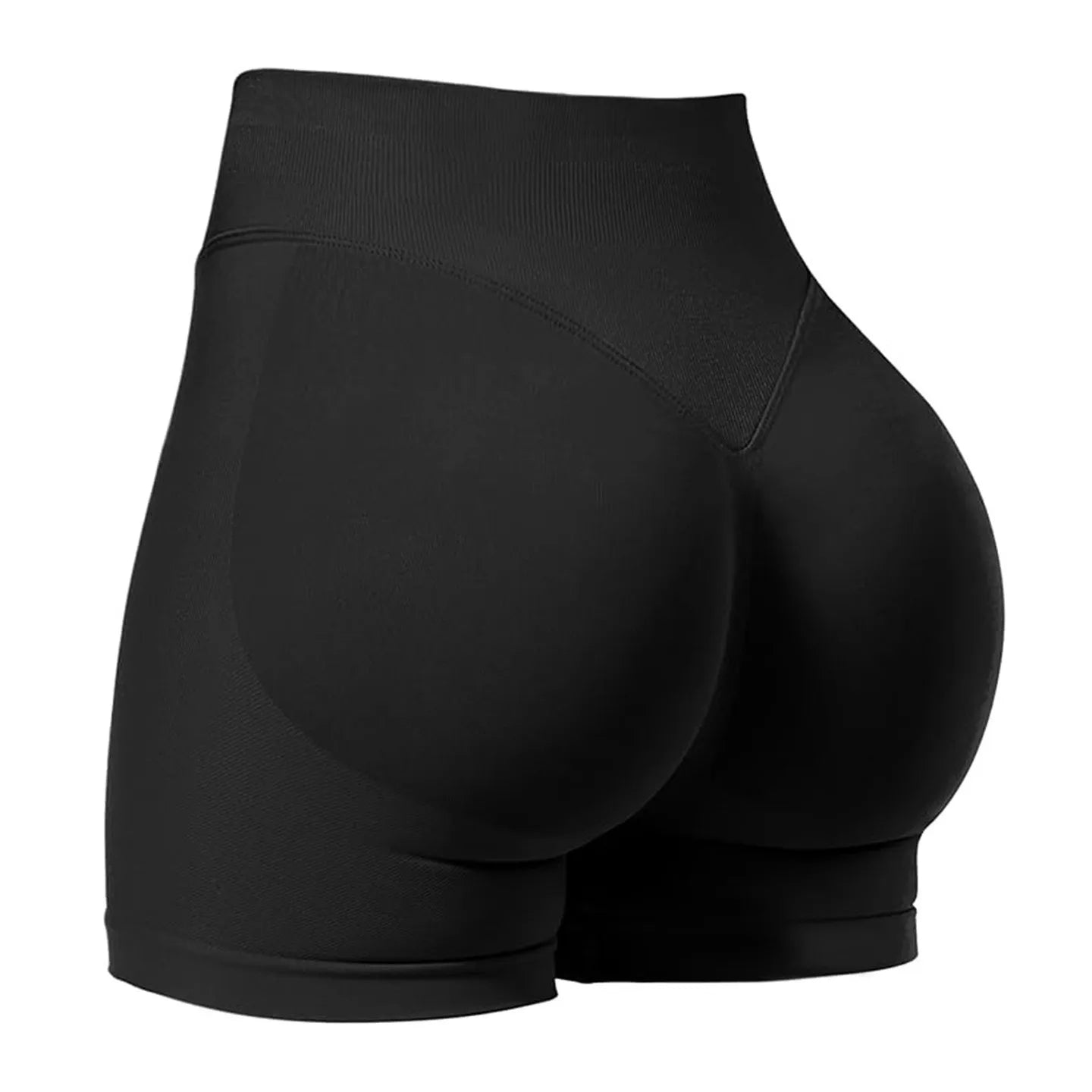 Short Taille basse côtelée sans couture haute élasticité Booty | Fitness Femme