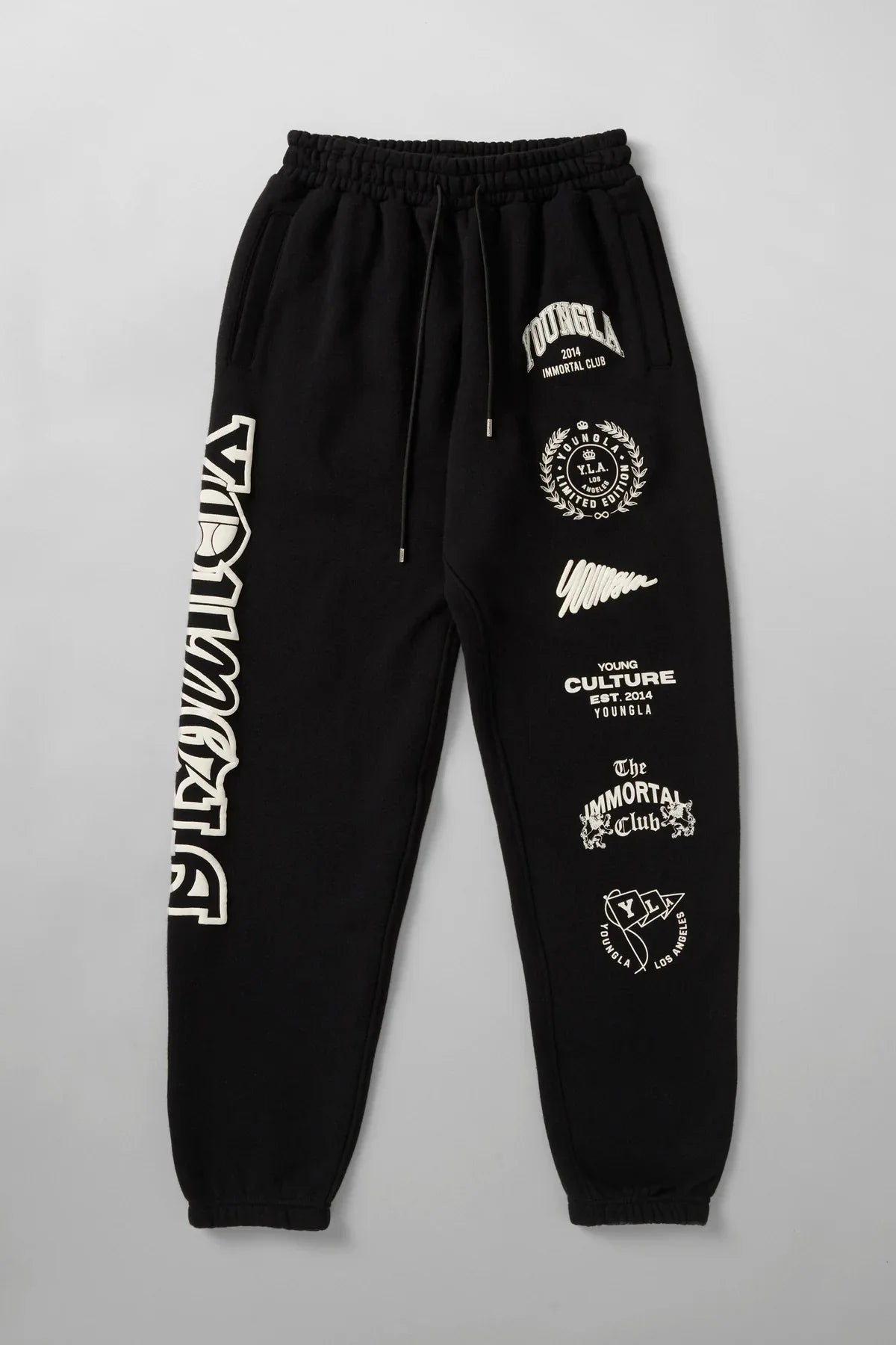 Pantalons de survêtement sport fitness pantalon décontracté coton imprimé stretch polyvalent