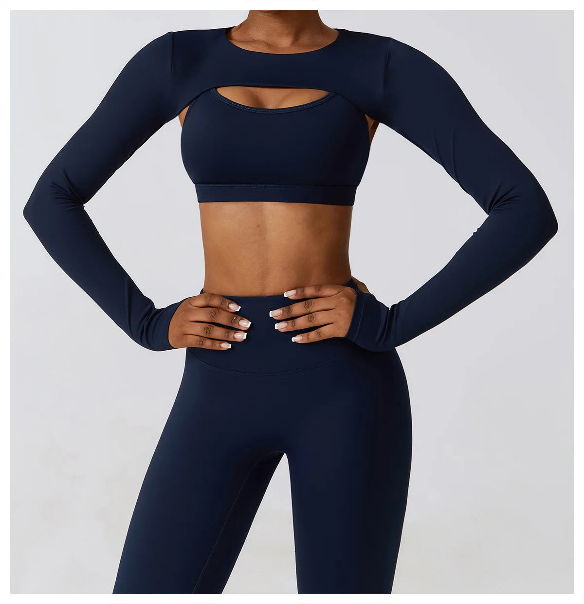 Ensemble 3Pcs Crop Tops Ideal pour Yoga