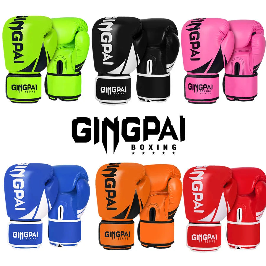 Gants de boxe professionnels pour adultes 6/8/10/12 | UNISEXE