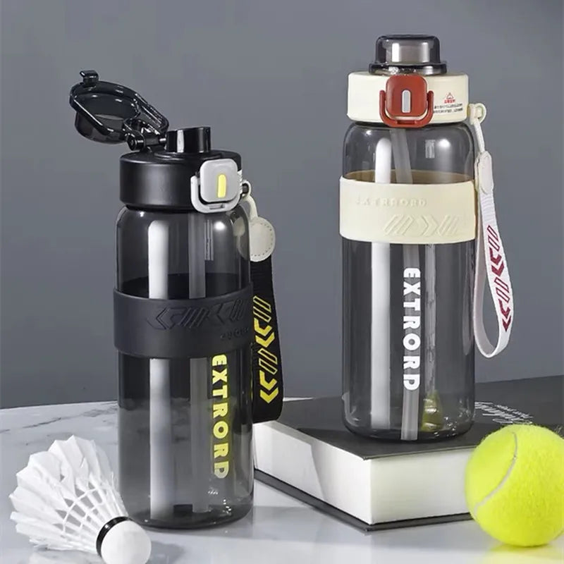 Bouteille d’eau de sport 800 ml avec paille | Accessoire Hydration