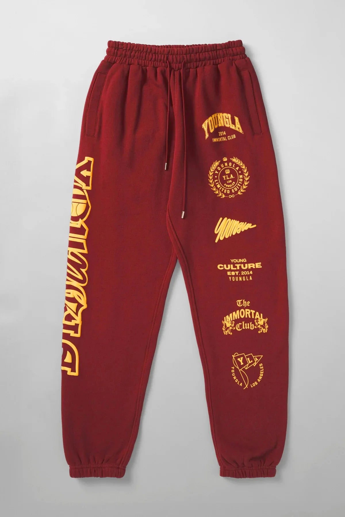 Pantalons de survêtement sport fitness pantalon décontracté coton imprimé stretch polyvalent