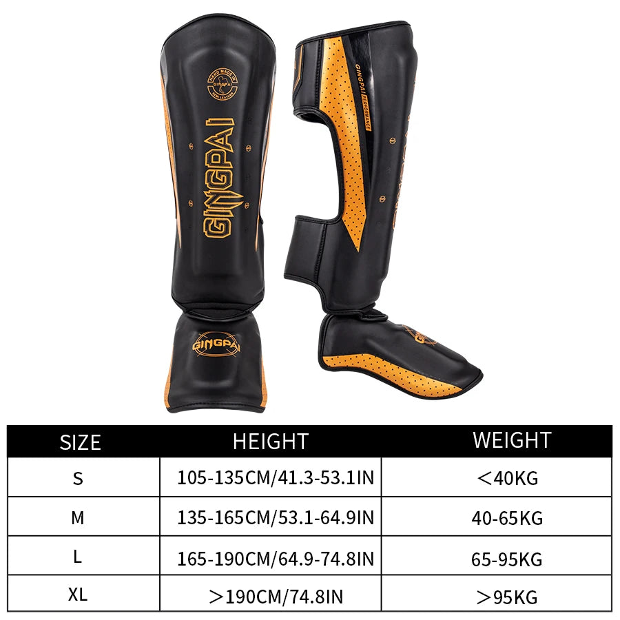 Protecteur de jambe de combat professionnel Sanda Entraînement de boxe adulte Protecteur de pied de tibia adulte Panneau arrière Muay Thai | Accessoires C