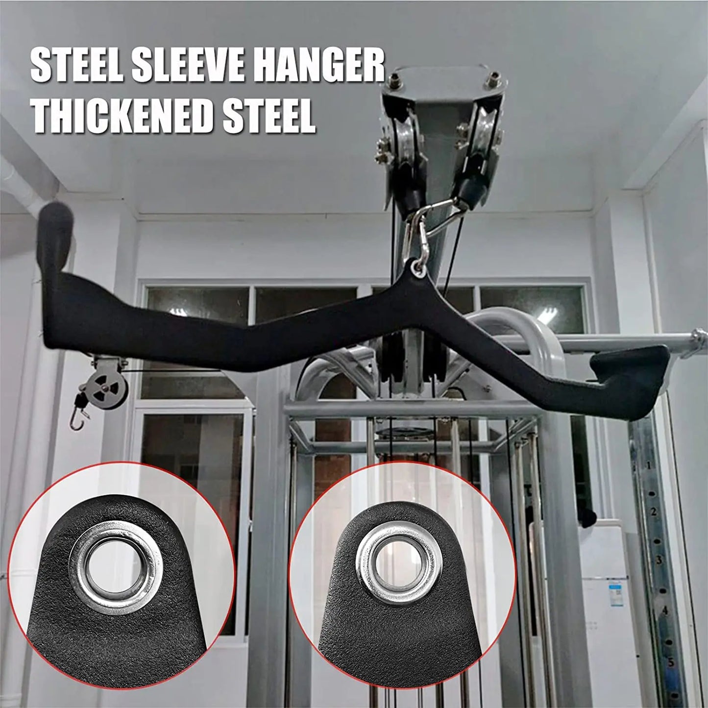 Poignées d'entraînement pour musculation du dos, accessoires pour biceps, curl, triceps, lat