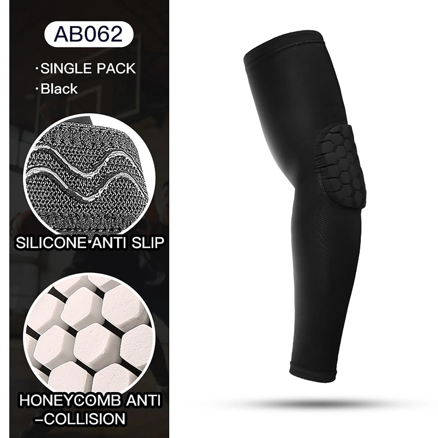 Protection du coude de sport en nid d'abeille, 2 pièces, Anti-collision, Protection de la pression, manchon du bras, basket-ball, cyclisme, équipement de Protection pour le Fitness