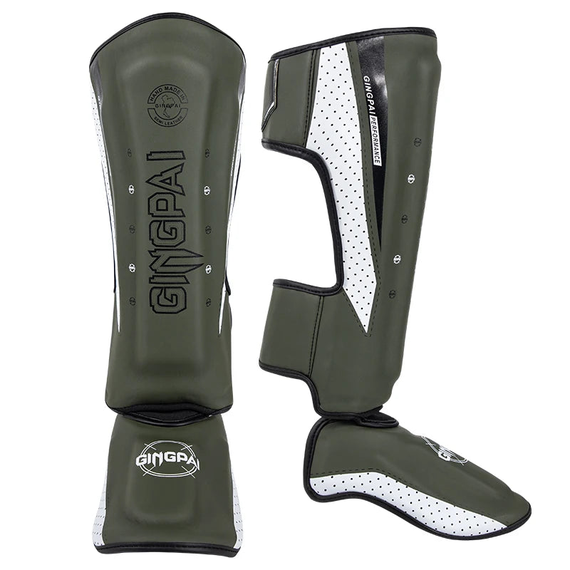 Protecteur de jambe de combat professionnel Sanda Entraînement de boxe adulte Protecteur de pied de tibia adulte Panneau arrière Muay Thai | Accessoires C