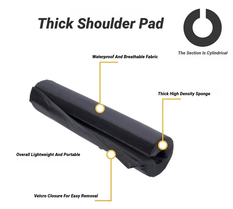 Coussin d'haltères de Fitness, Squat, mousse d'haltérophilie, Protection du cou et des épaules, équipement de gymnastique, coussinets de poussée des hanches, Protection d'haltérophilie