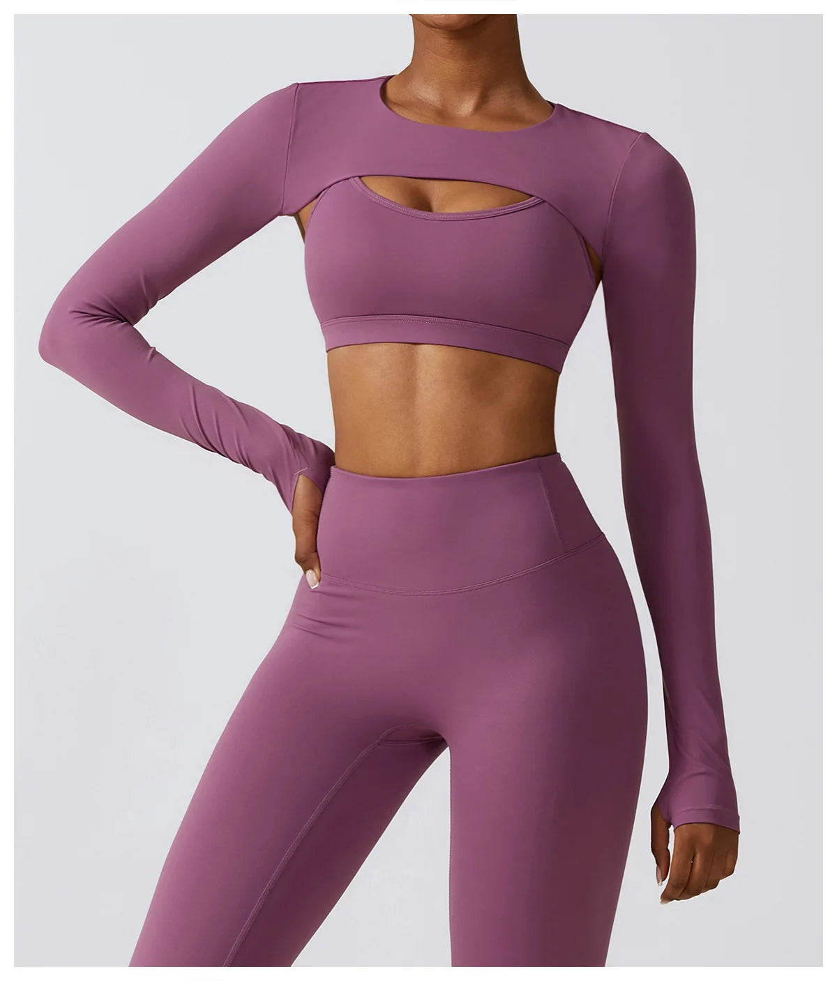 Ensemble 3Pcs Crop Tops Ideal pour Yoga