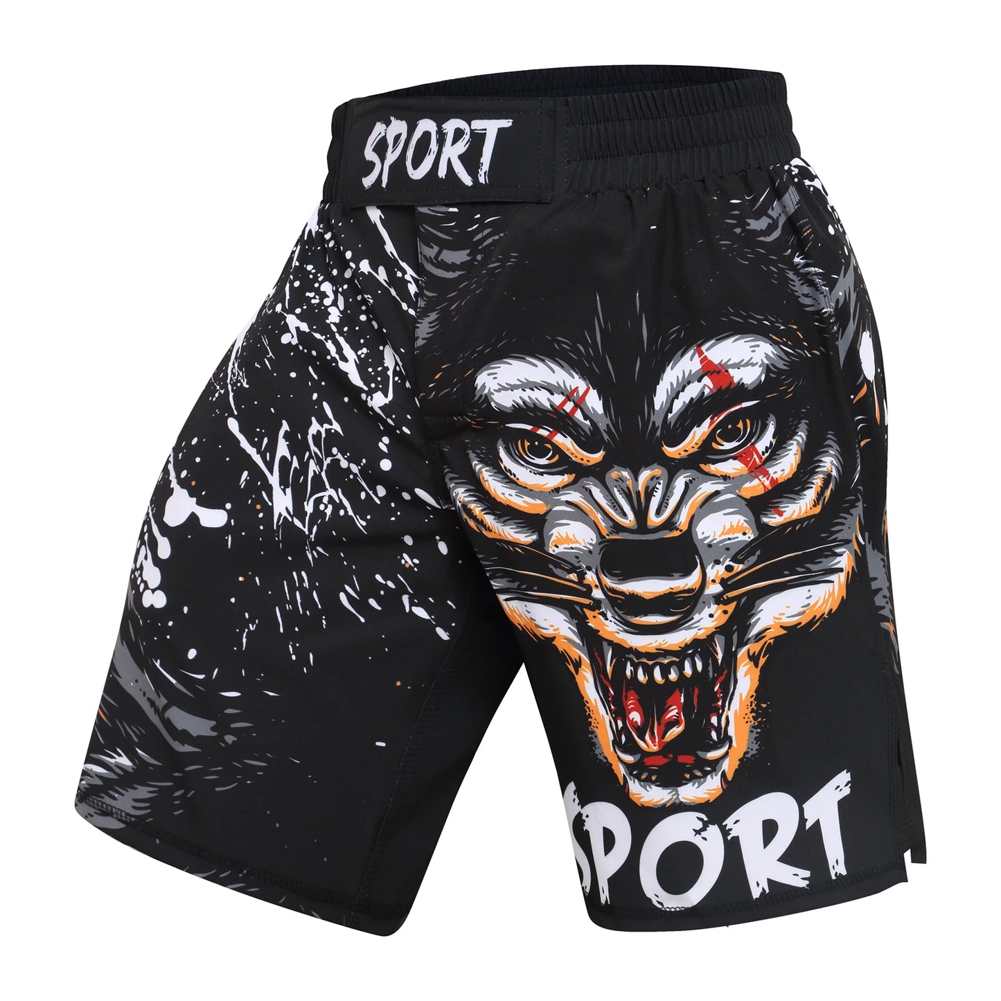 Short Entraînement Boxe | Sublimation imprimée Homme MMA Combat BJJ Grappling Muay Thai Kickboxing | Accessoires C