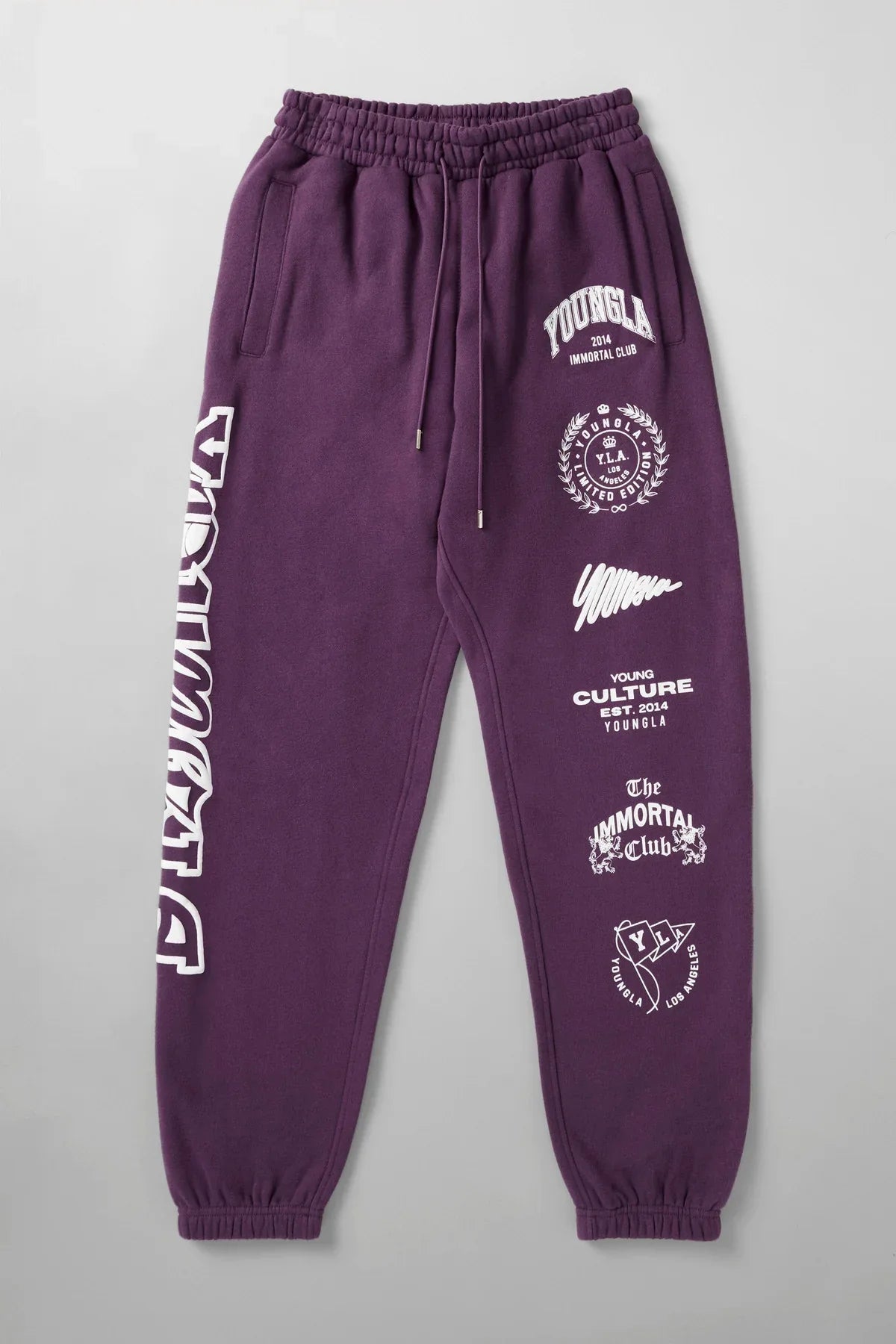Pantalons de survêtement sport fitness pantalon décontracté coton imprimé stretch polyvalent