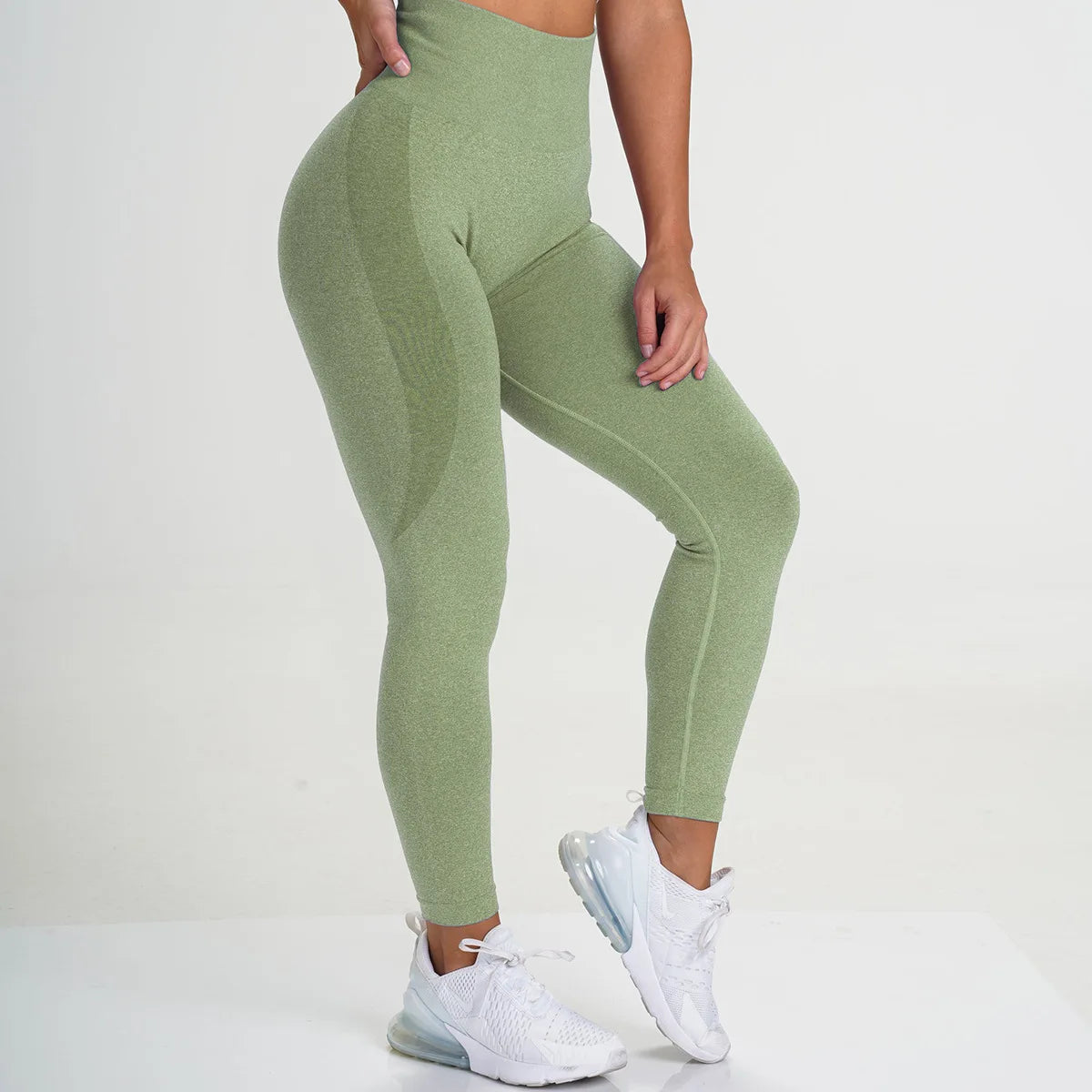 Leggings Femmes sans couture Sport Slim Tights Fitness taille haute | Idéal pour sport Entraînement | Fitness Femme