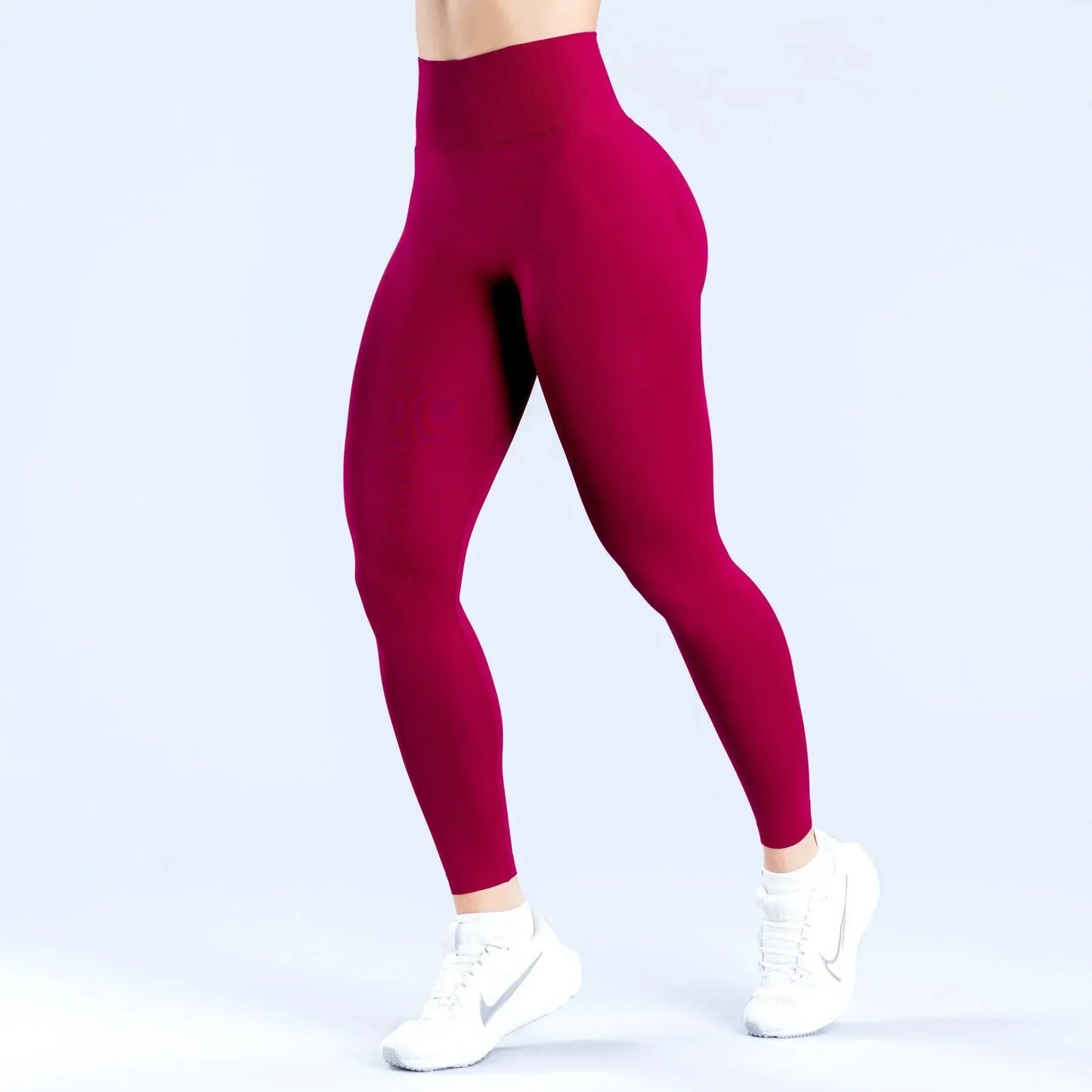 Leggins Femme Sans Couture Taille Haute en trois sections