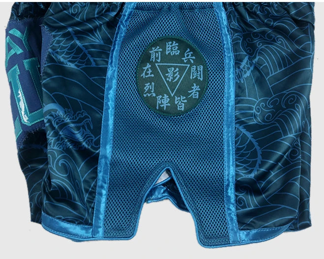 FLUORY Style Muay Thai Short Imprimer Free Combat Arts Martiaux Mixtes Boxe Entraînement Match