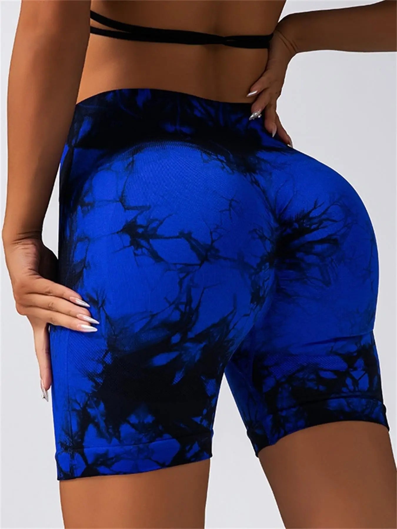 Short Fitness sans couture pour femmes, taille haute et levage des hanches, course à pied, Sexy, Fitness, Yoga