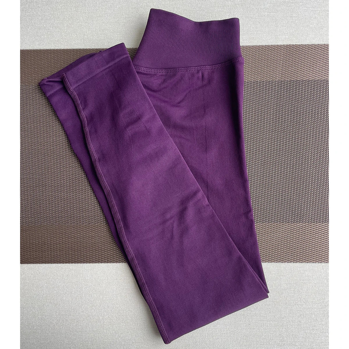Leggings Gym Femmes Sans Couture Sports Yoga Pantalon Bas Côtelé | Fitness Femme