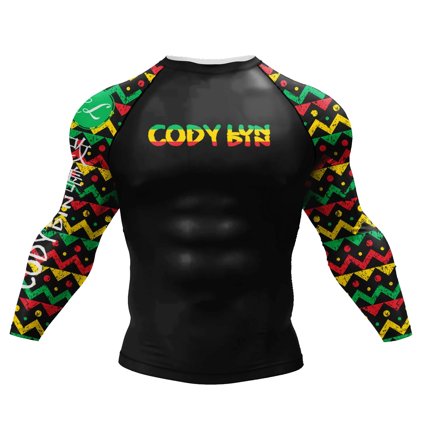 T-shirt de Compression |Manche longue pour Entraînement de combat | Grappling Sportwear mma bjj Combat Rash Guard |Vetement C
