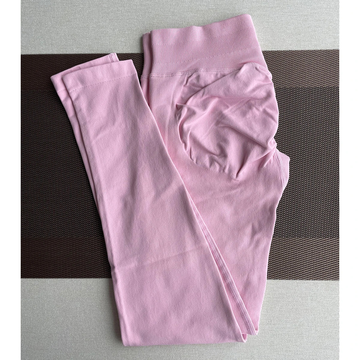 Leggings Gym Femmes Sans Couture Sports Yoga Pantalon Bas Côtelé | Fitness Femme