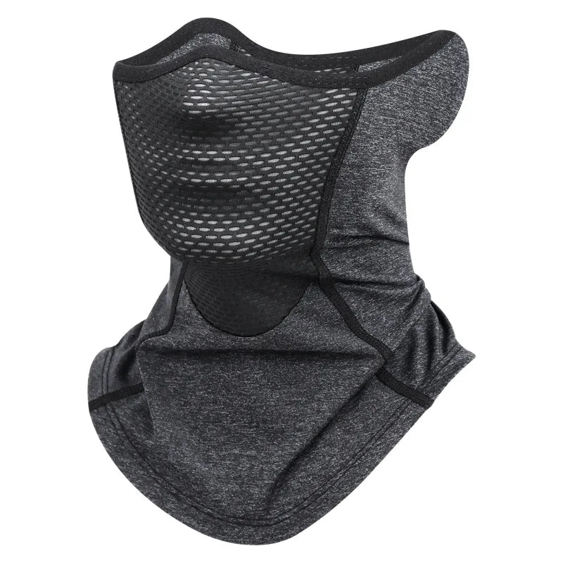 Offre spéciale UPF 50 + soie glacée Sports de plein air cache-cou crème solaire moto cyclisme demi-masque
