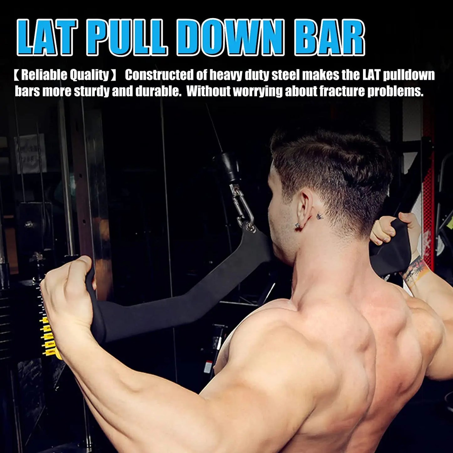 Poignées d'entraînement pour musculation du dos, accessoires pour biceps, curl, triceps, lat