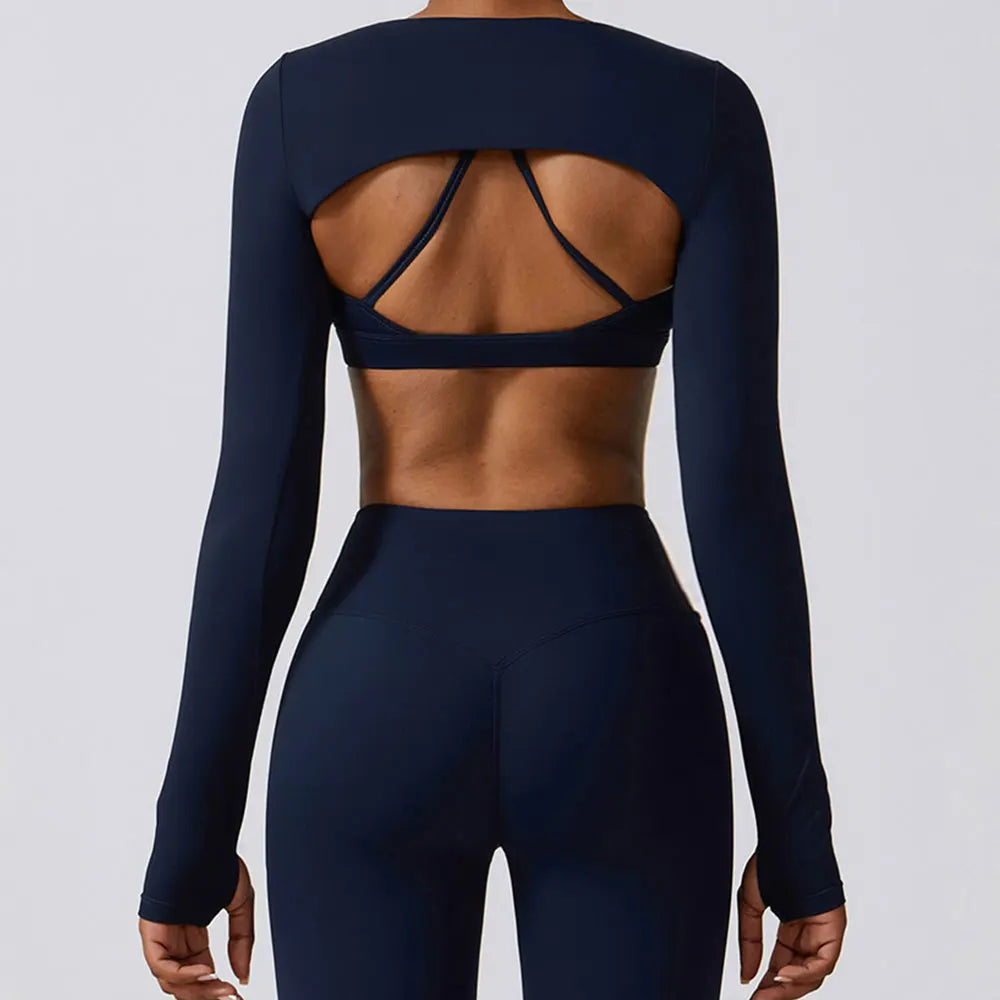 Ensemble 3Pcs Crop Tops Ideal pour Yoga